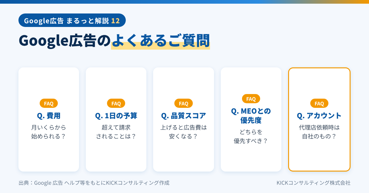 Google広告のよくあるご質問